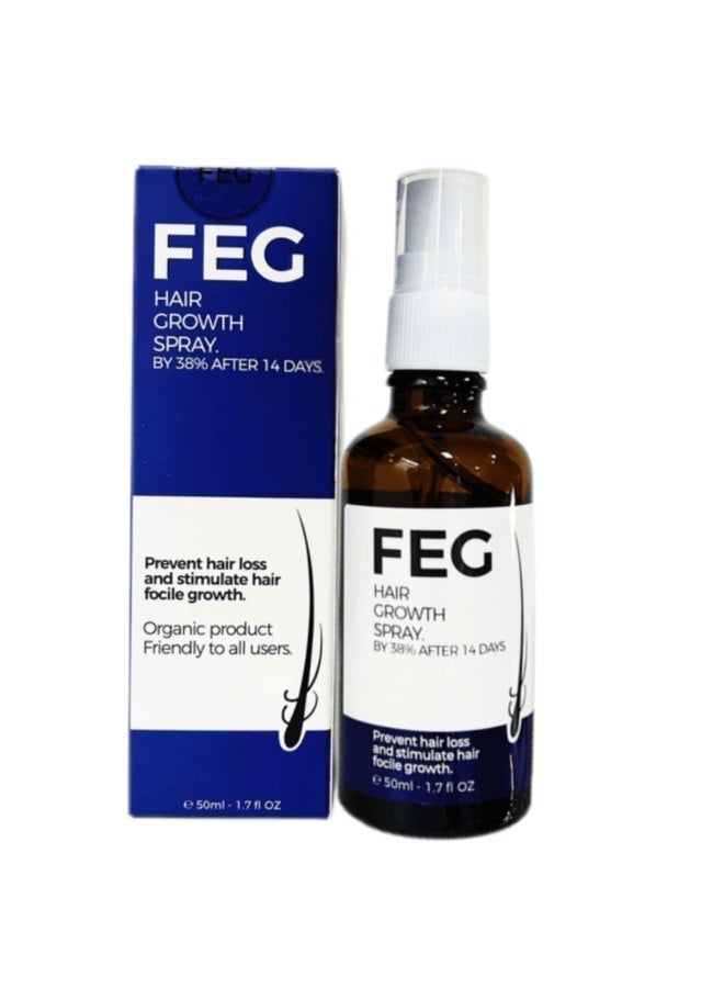 FEG Hair & Beard Growth Spray – Boost Growth, Thickness & Density - Image 1